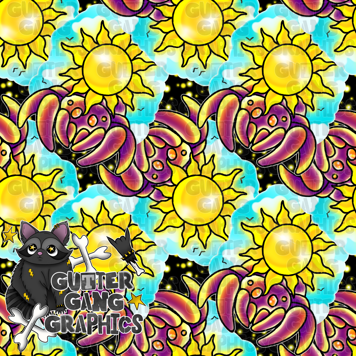 Sun Jumping Spider Seamless File