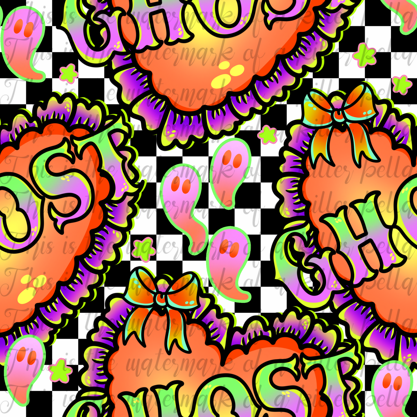 Coquette Ghost Seamless File