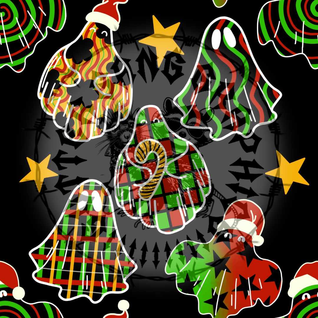 X-Mas Ghosts Seamless File
