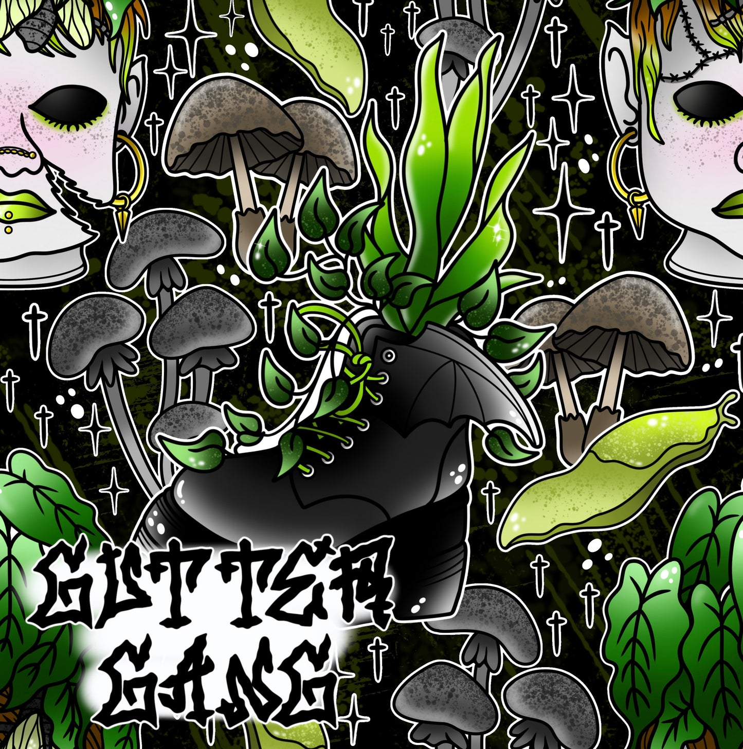 Doll Head Planter Seamless File