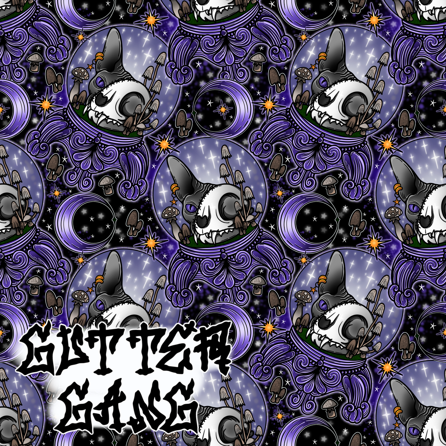 Oddity Kitty #5 Seamless File