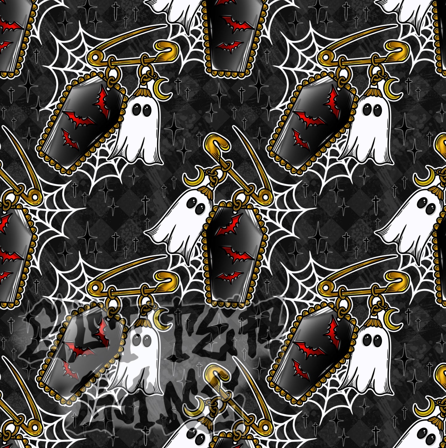 Spooky Pins #1 Seamless File