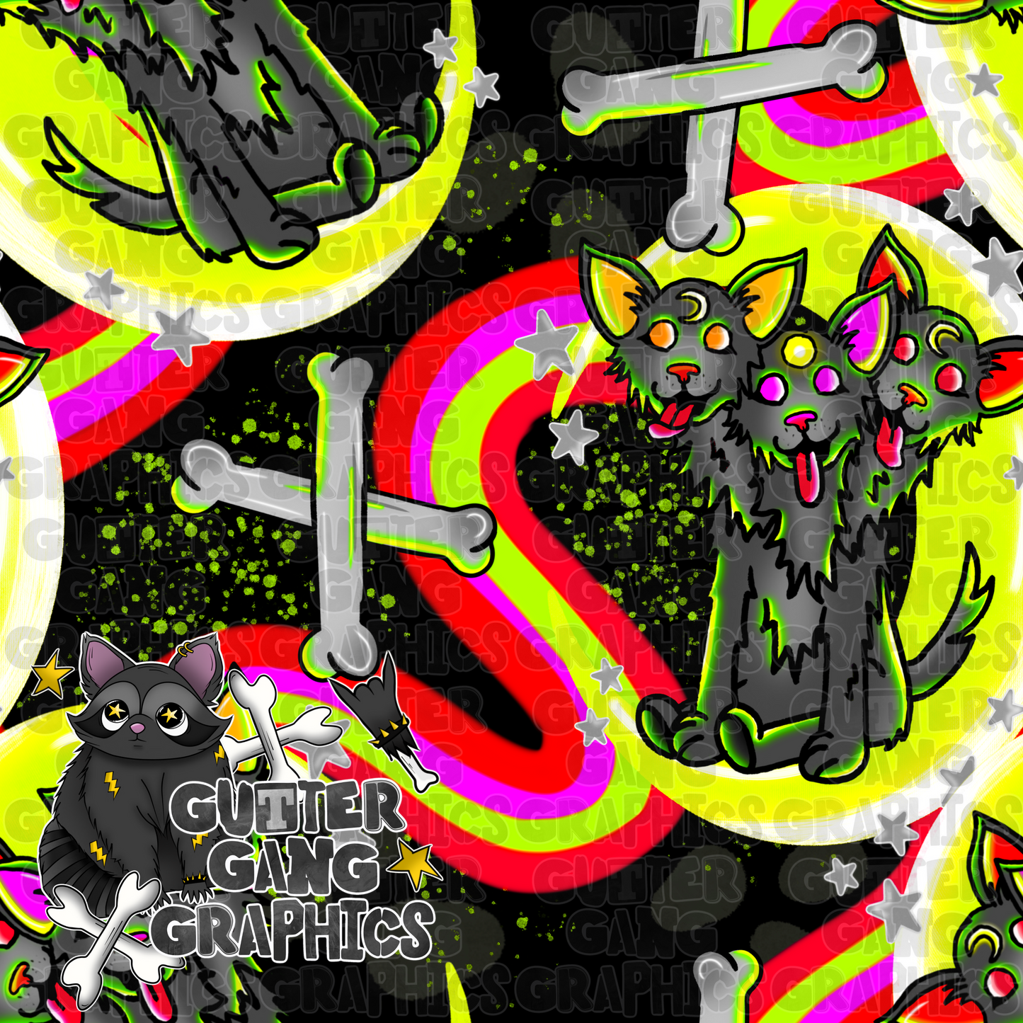 Neon Cerberus #1 Seamless File