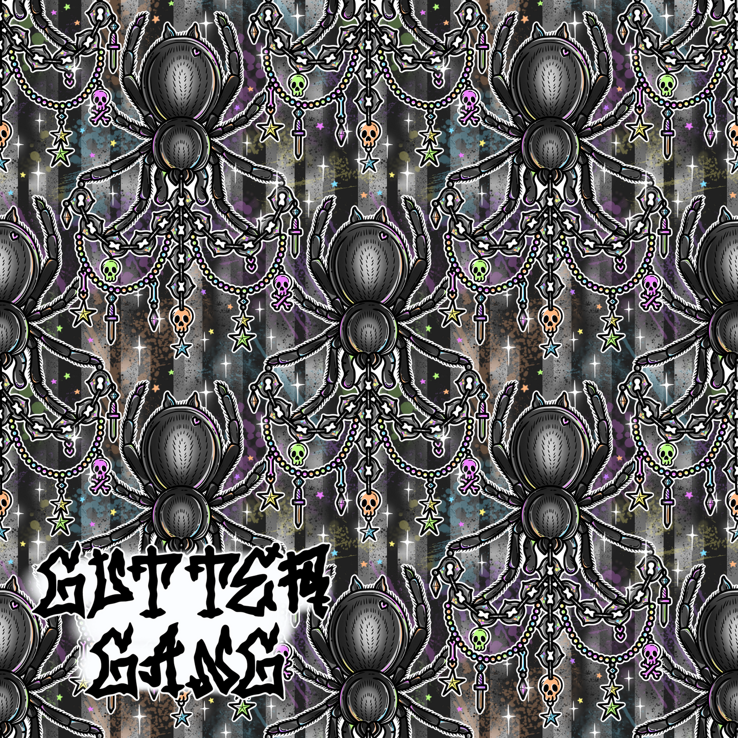 Spiderweb Charms #2 Seamless File