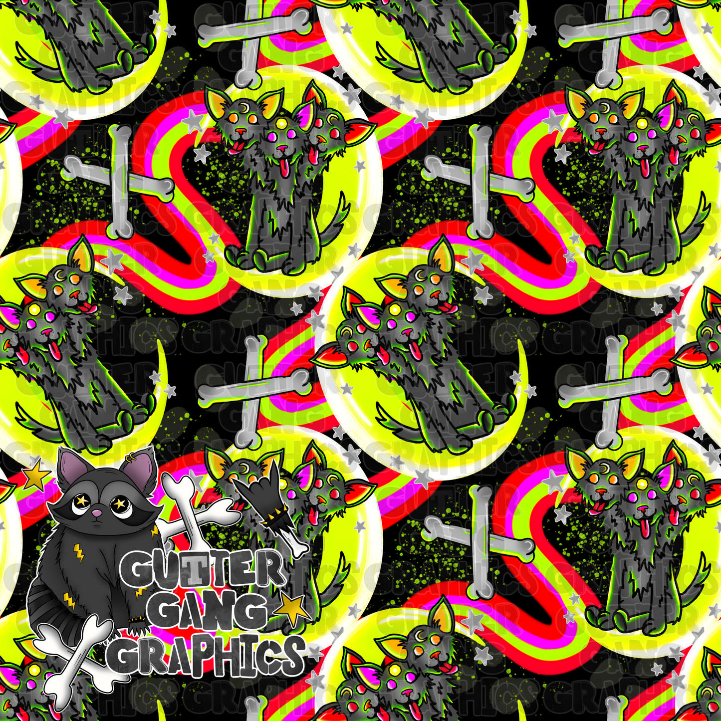 Neon Cerberus #1 Seamless File