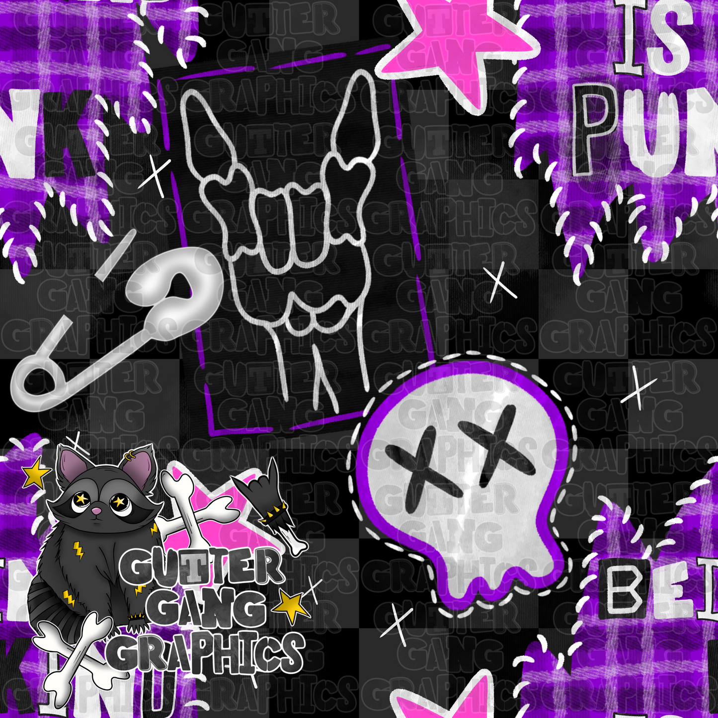 Nice is punk *purple* Seamless File