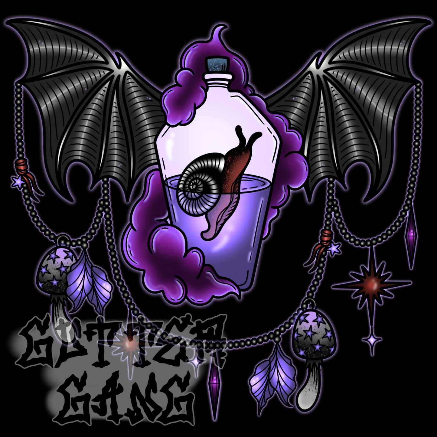 Snail Knick Knack Chain #1 PNG