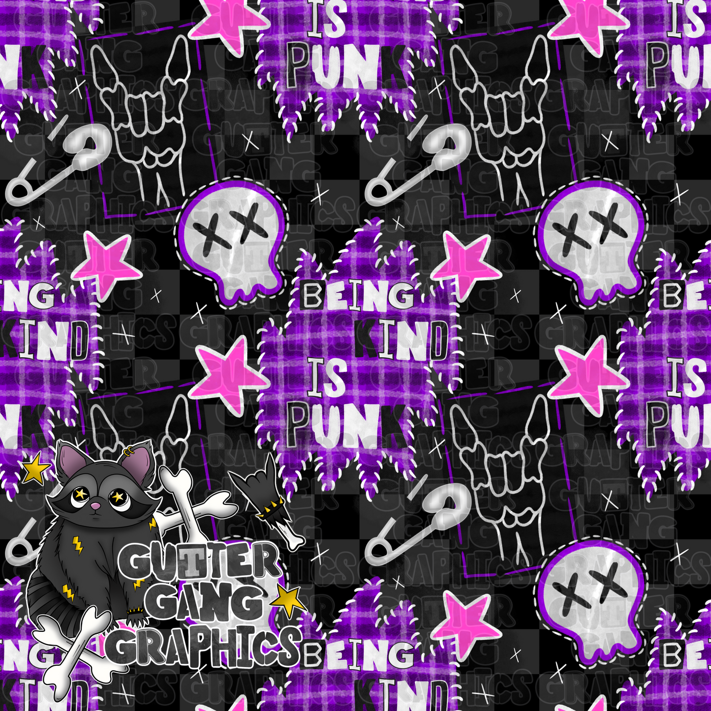 Nice is punk *purple* Seamless File
