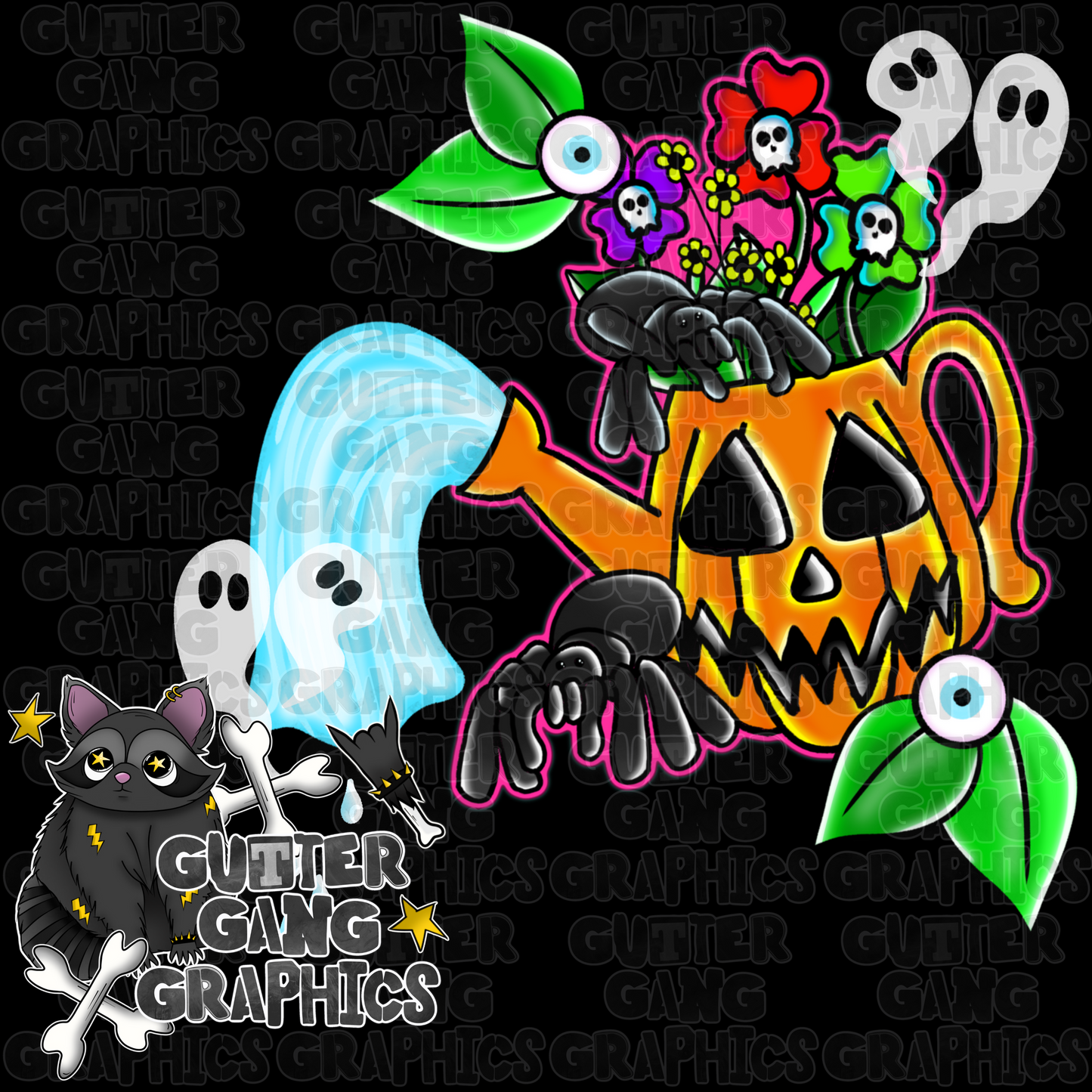 Spooky Spring PNG pink*