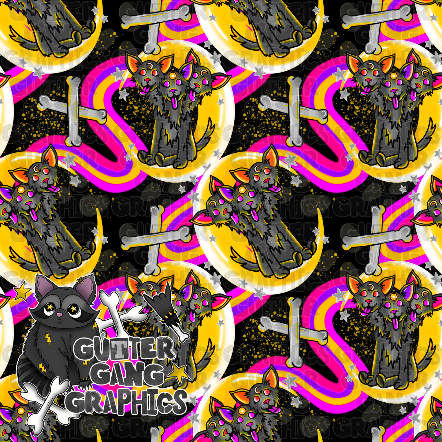 Neon Cerberus #2 Seamless File