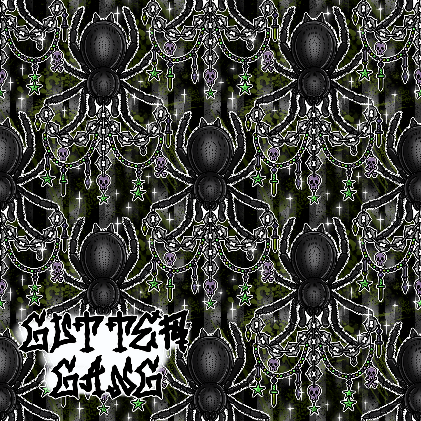 Spiderweb Charms #1 Seamless File