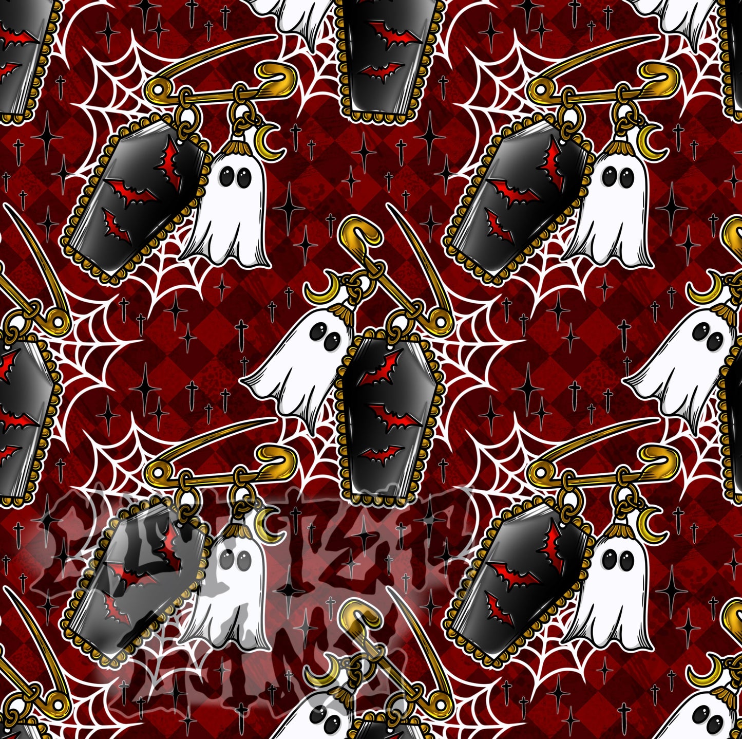Spooky Pins #3 Seamless File