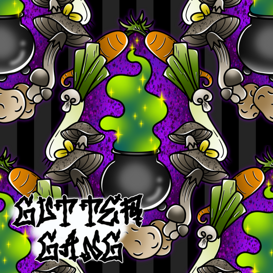 Purple Soup Hag no words Seamless File