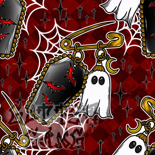 Spooky Pins #3 Seamless File