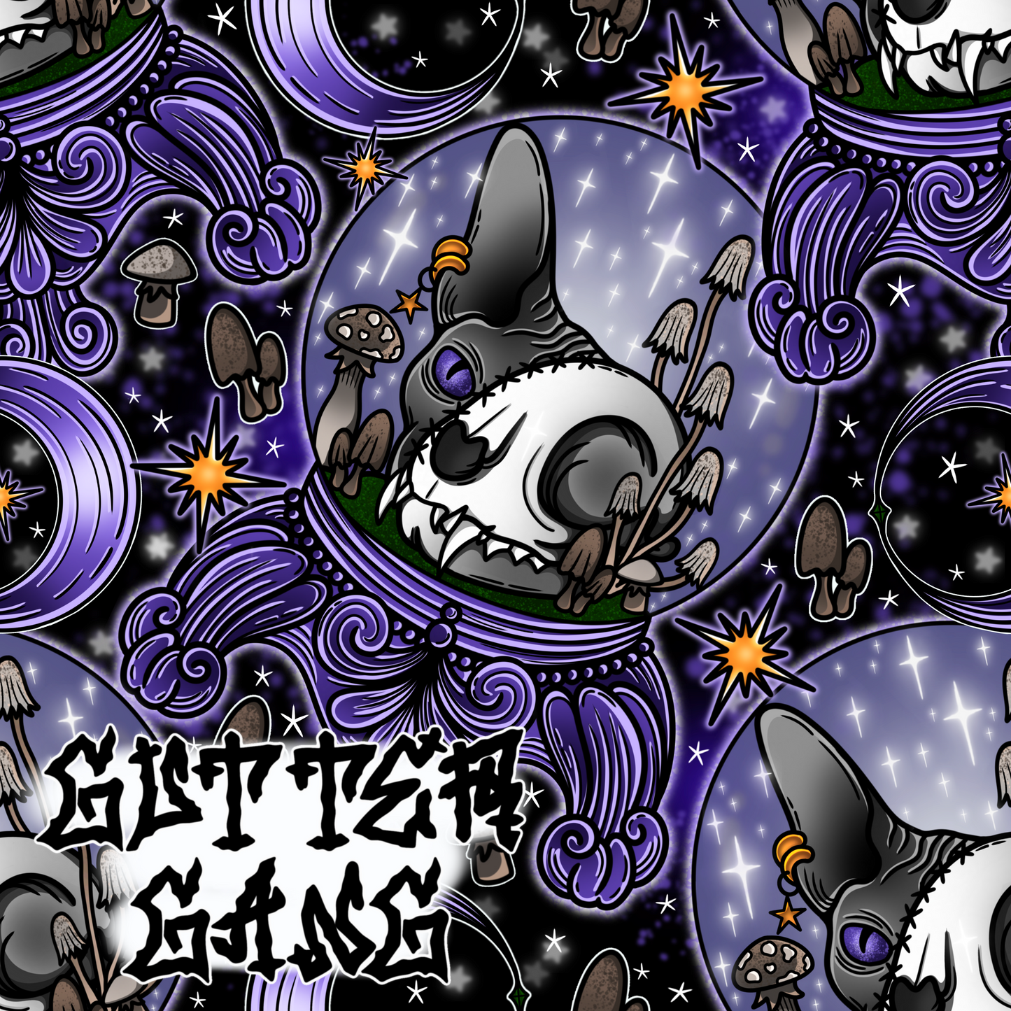 Oddity Kitty #5 Seamless File