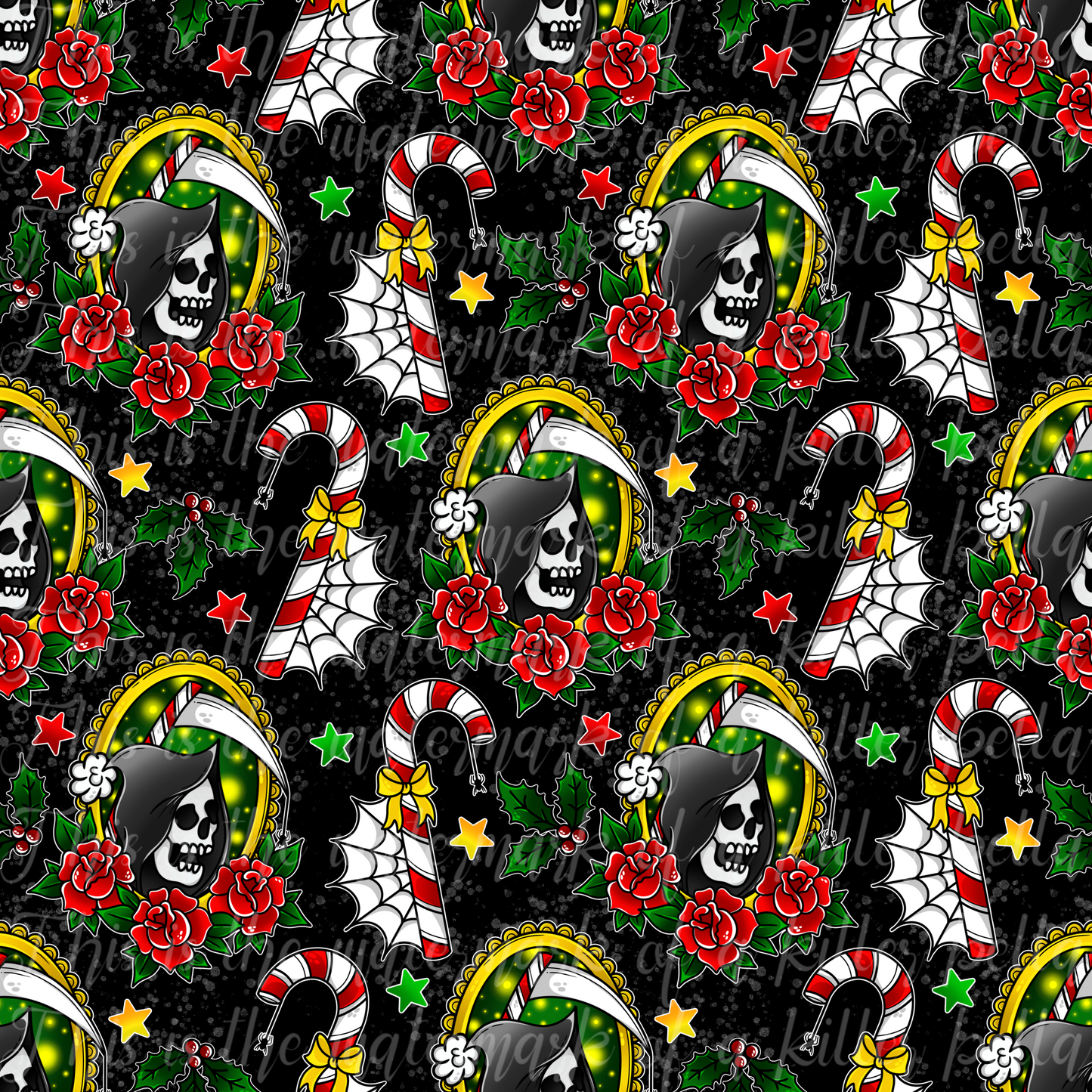 Grim Christmas Seamless File