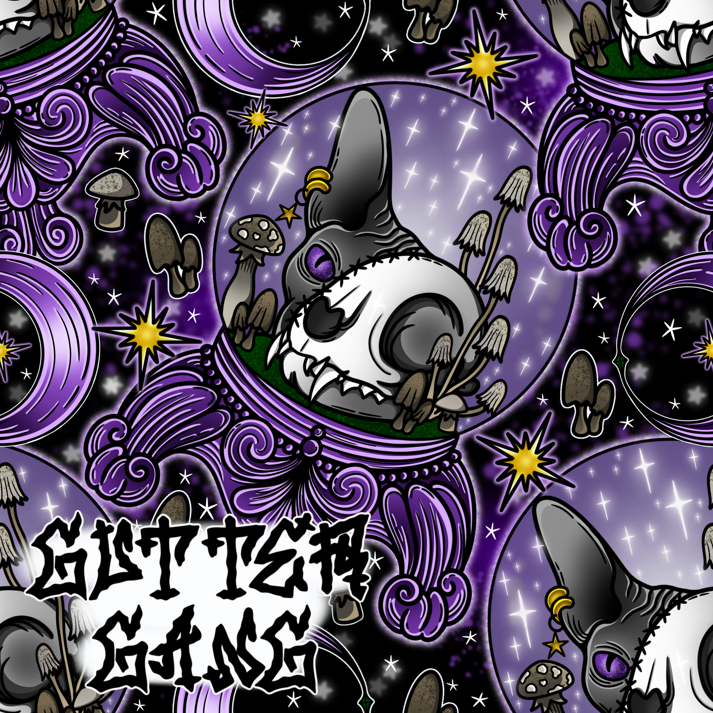 Oddity Kitty #6 Seamless File