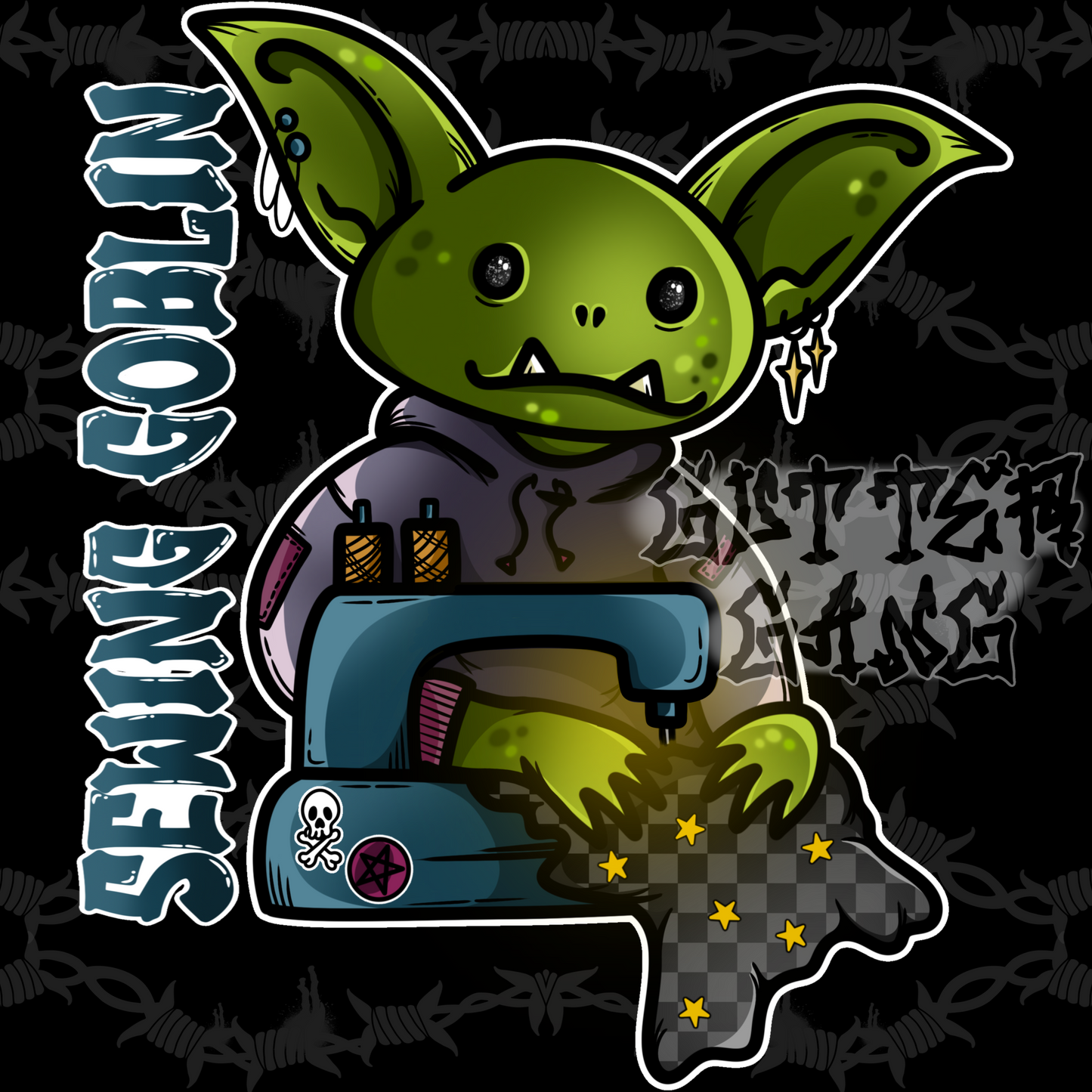 Sewing Goblin #2 PNG
