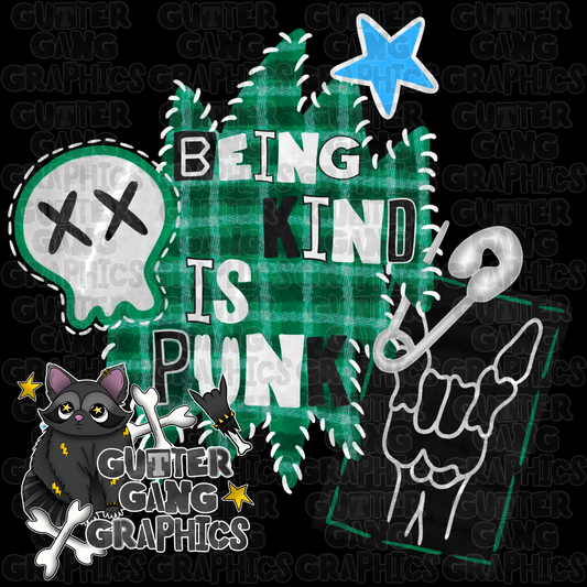 Nice is punk *green* PNG