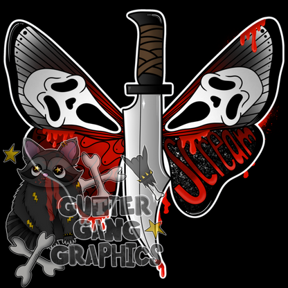 Deadly Moth PNG & Seamless Pack