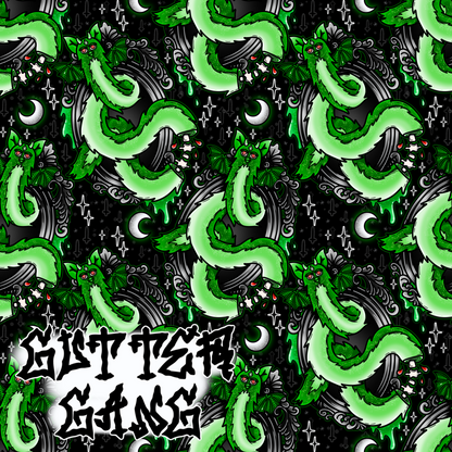 Green Long Furby Seamless File