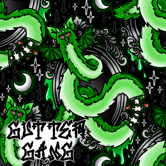 Green Long Furby Seamless File