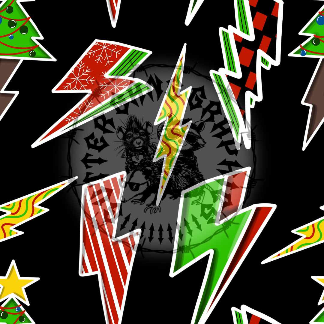 Rad Christmas Bolts Seamless File