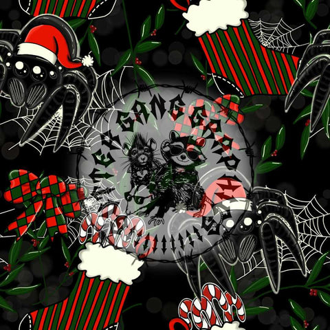 Festive Jumping Spider Seamless File