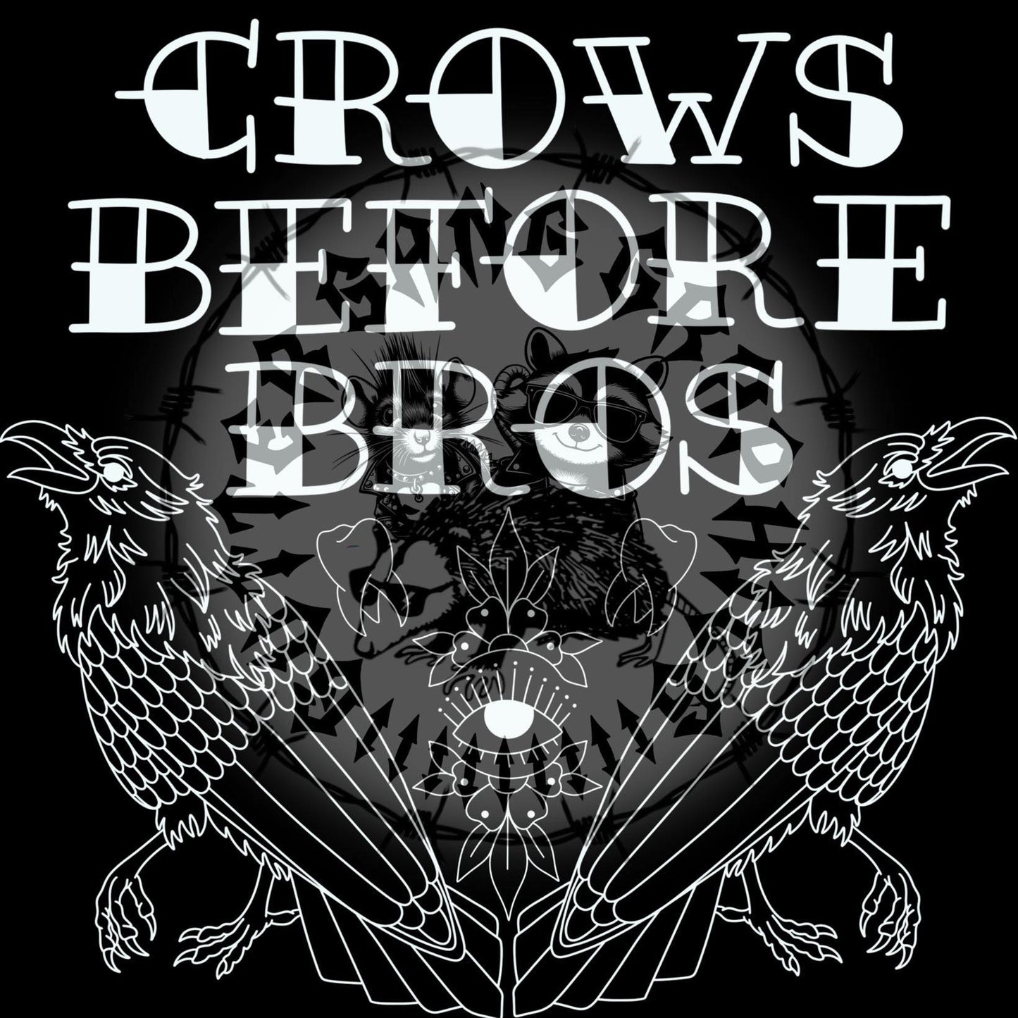 Traditional Tattoo Crows PNG