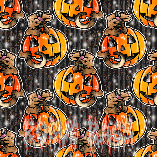 Crested Gecko Pumpkin #1 Seamless File