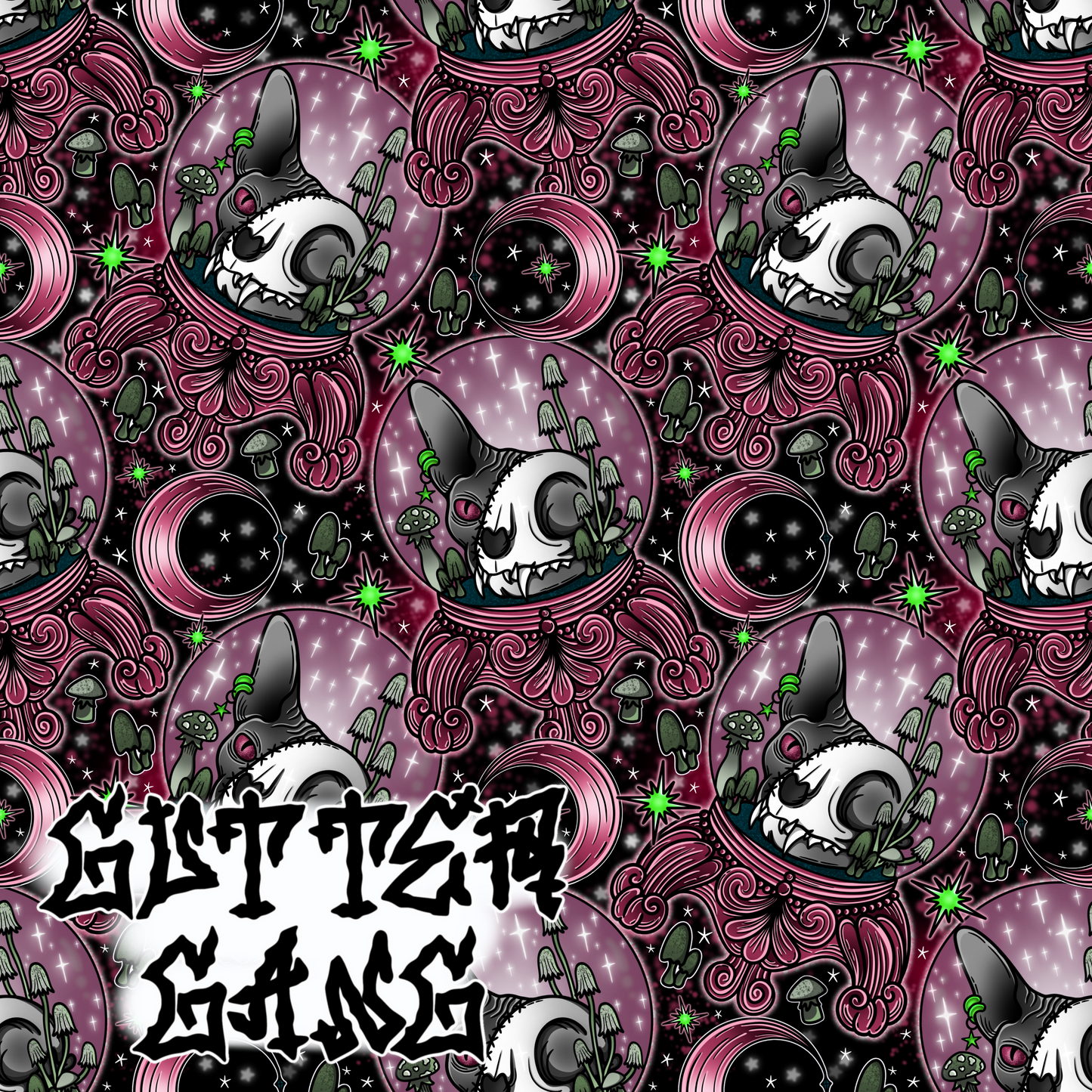 Oddity Kitty #3 Seamless File