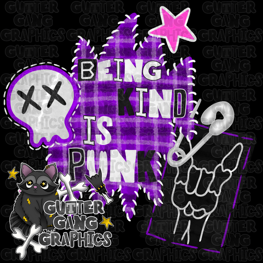Nice is punk *purple* PNG