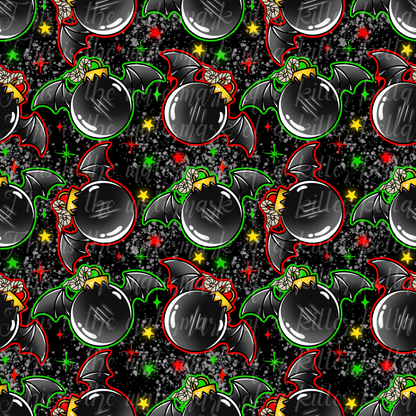 Ornament Bats Seamless File