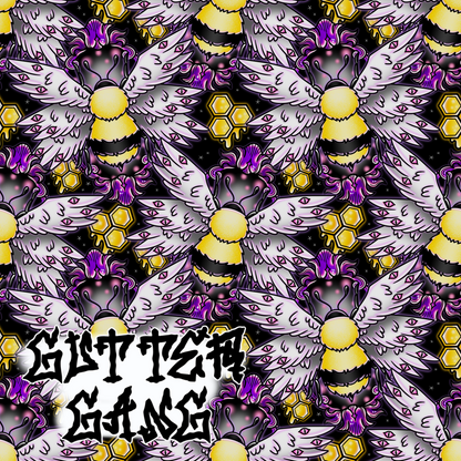 Purple Biblical Bee Seamless File