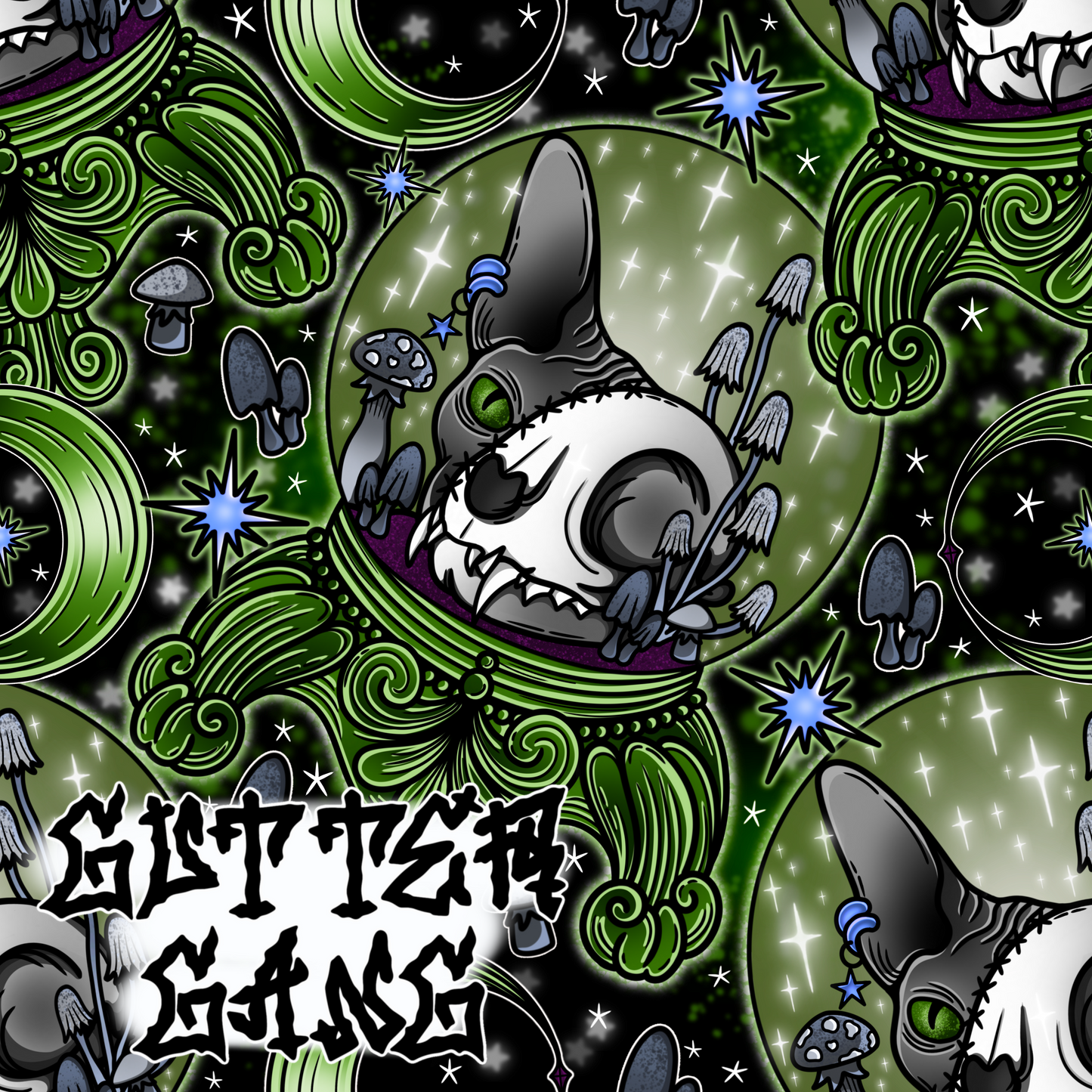 Oddity Kitty #2 Seamless File