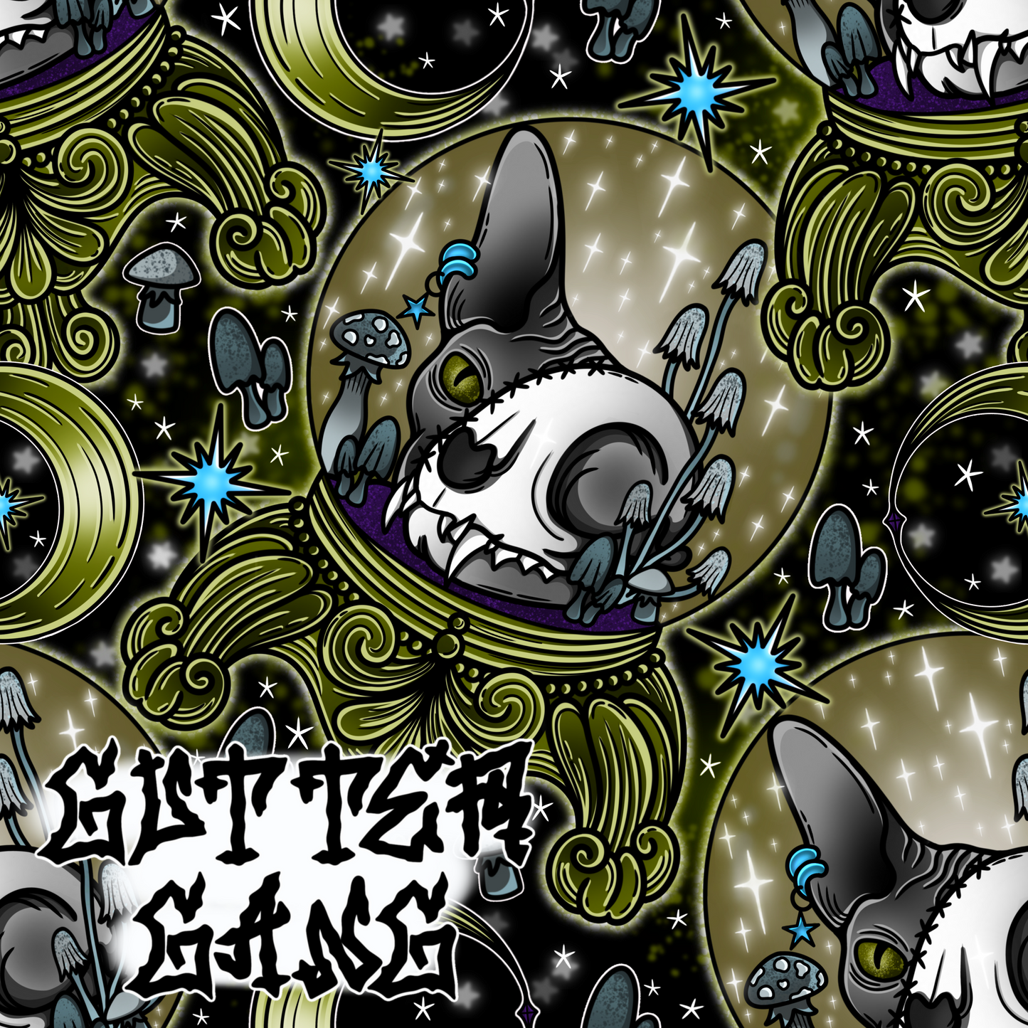 Oddity Kitty #4 Seamless File