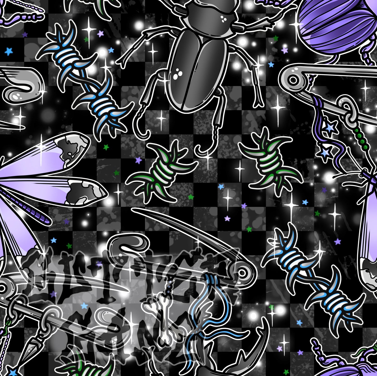 Insect Charms #1 Seamless File