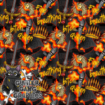 Fire Breathing B Queen Seamless File