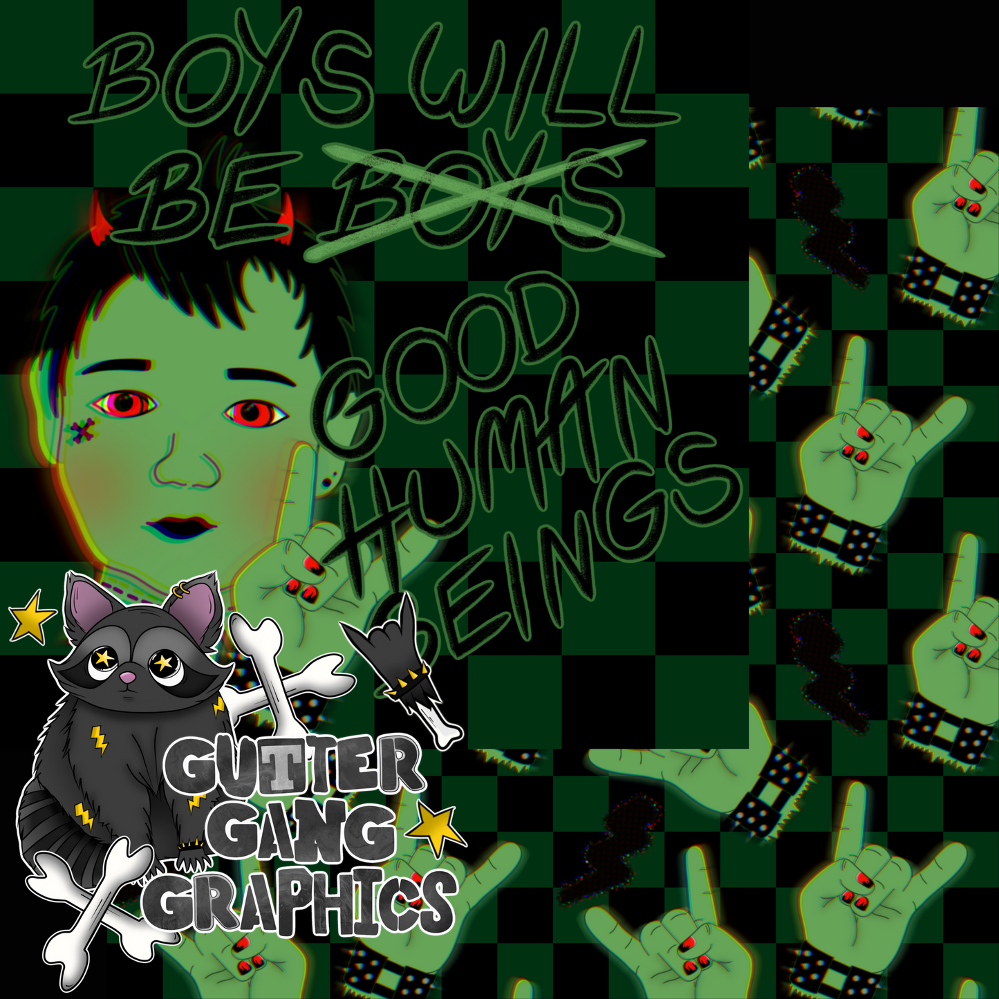 Boys will be… good human beings PNG & Seamless Pack