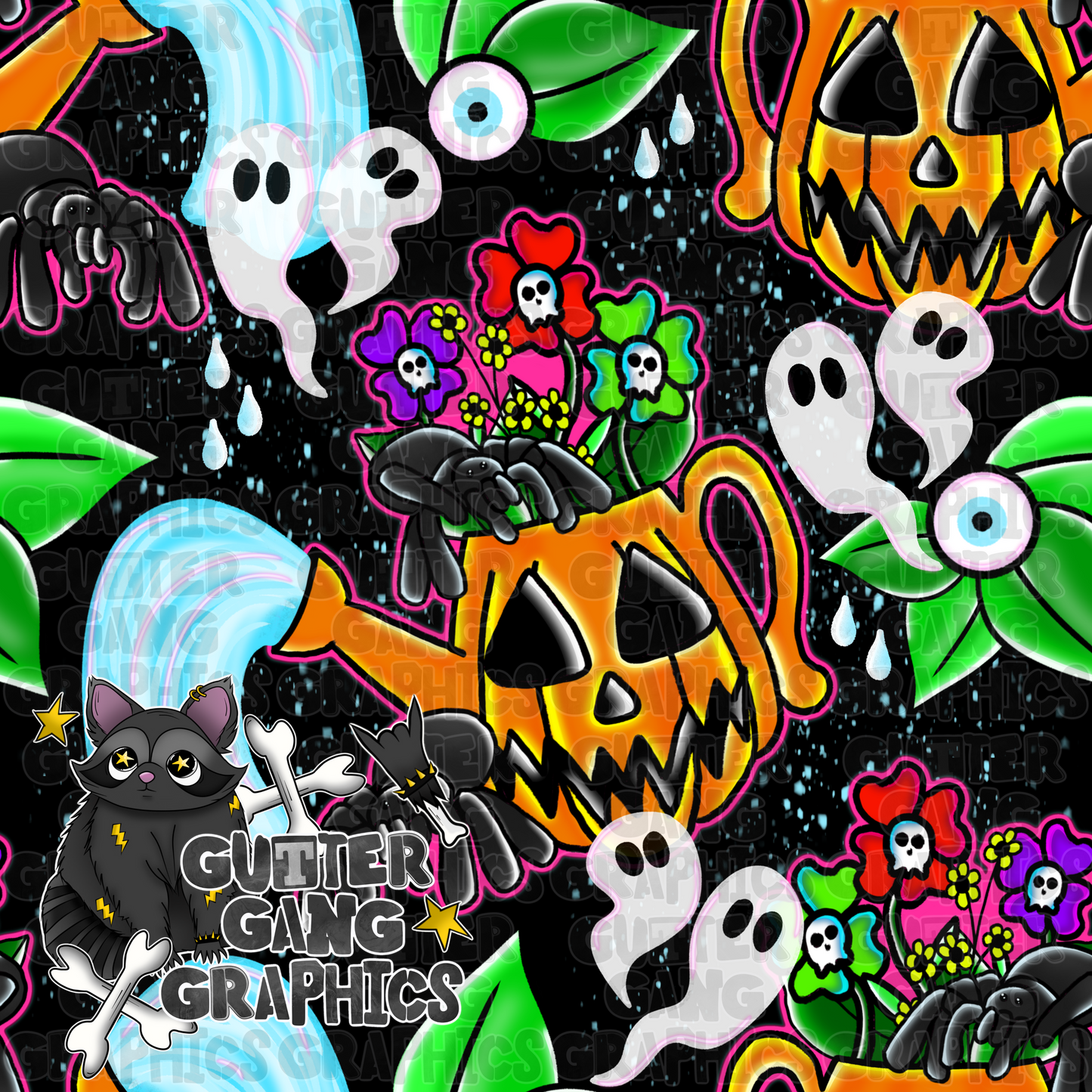Spooky Spring Seamless File pink*