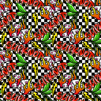 Flame Dice Seamless File