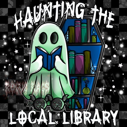 Haunting the local library/bookstore #4 PNG