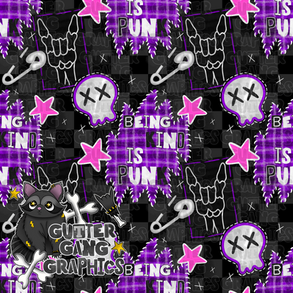 Nice is punk *purple* Seamless File