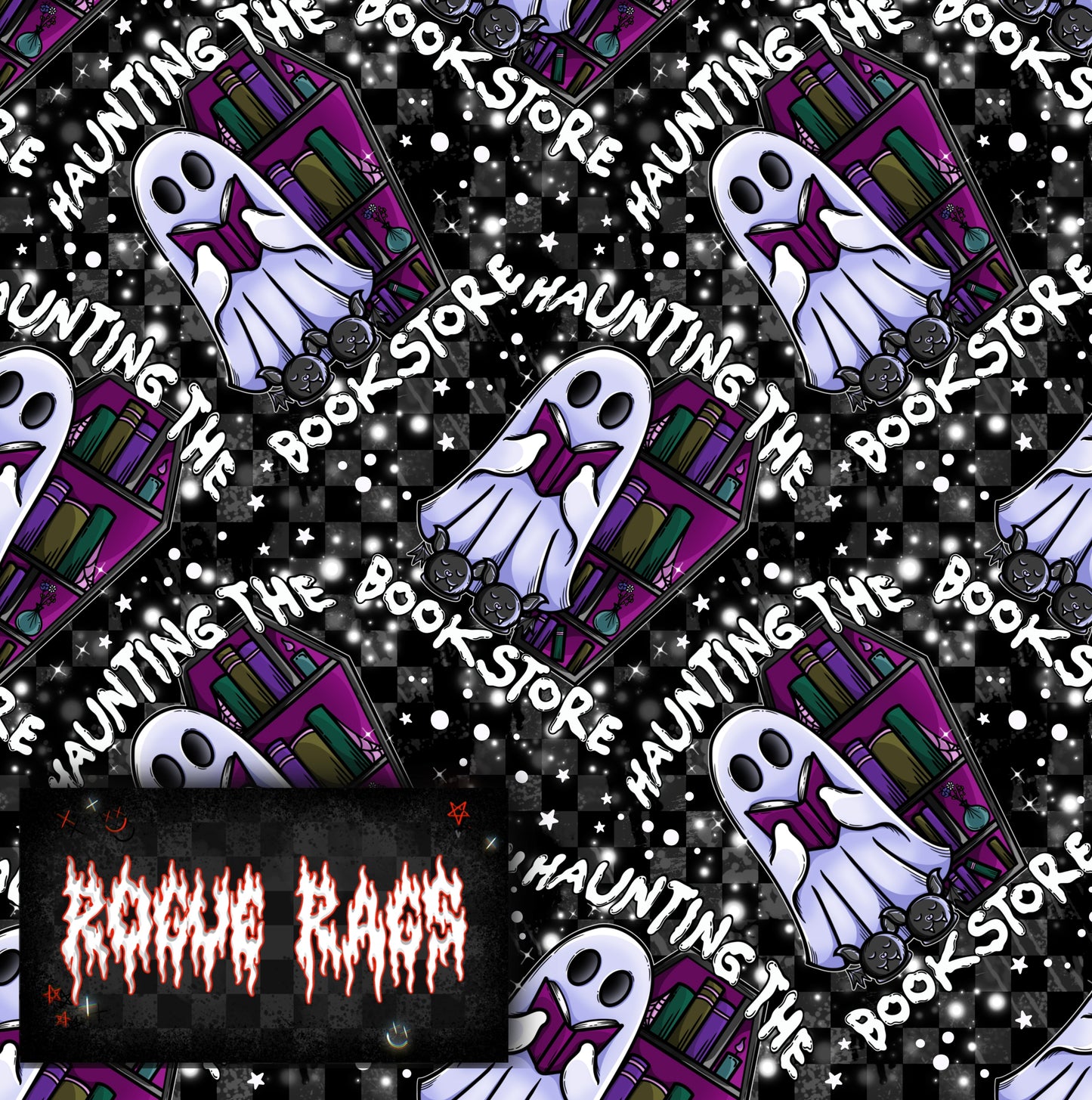 Haunting the bookstore #3 Seamless File