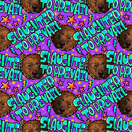 Blue STP Bear Seamless File