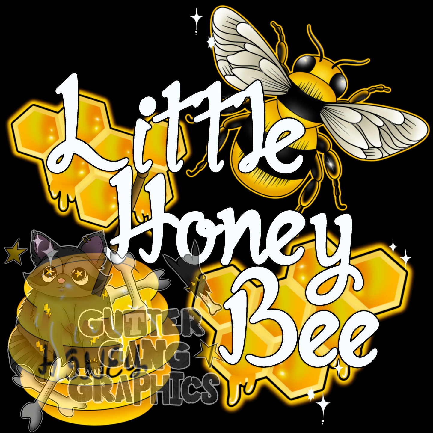 Honey Bee 2pc PNG