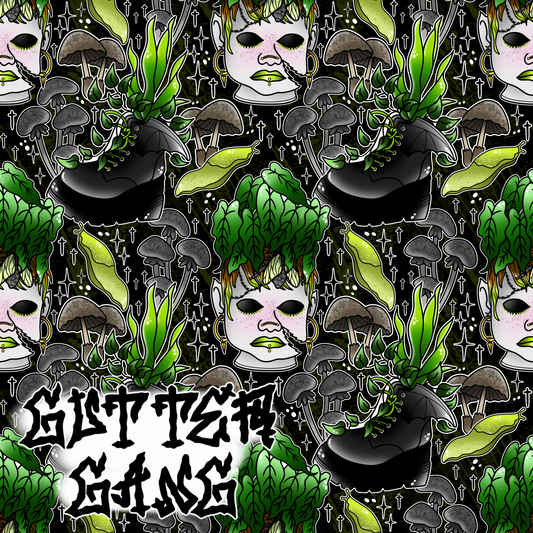 Doll Head Planter Seamless File