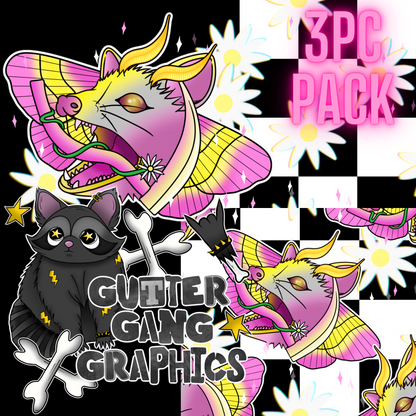 Maple Opossum Moth PNG & Seamless Pack