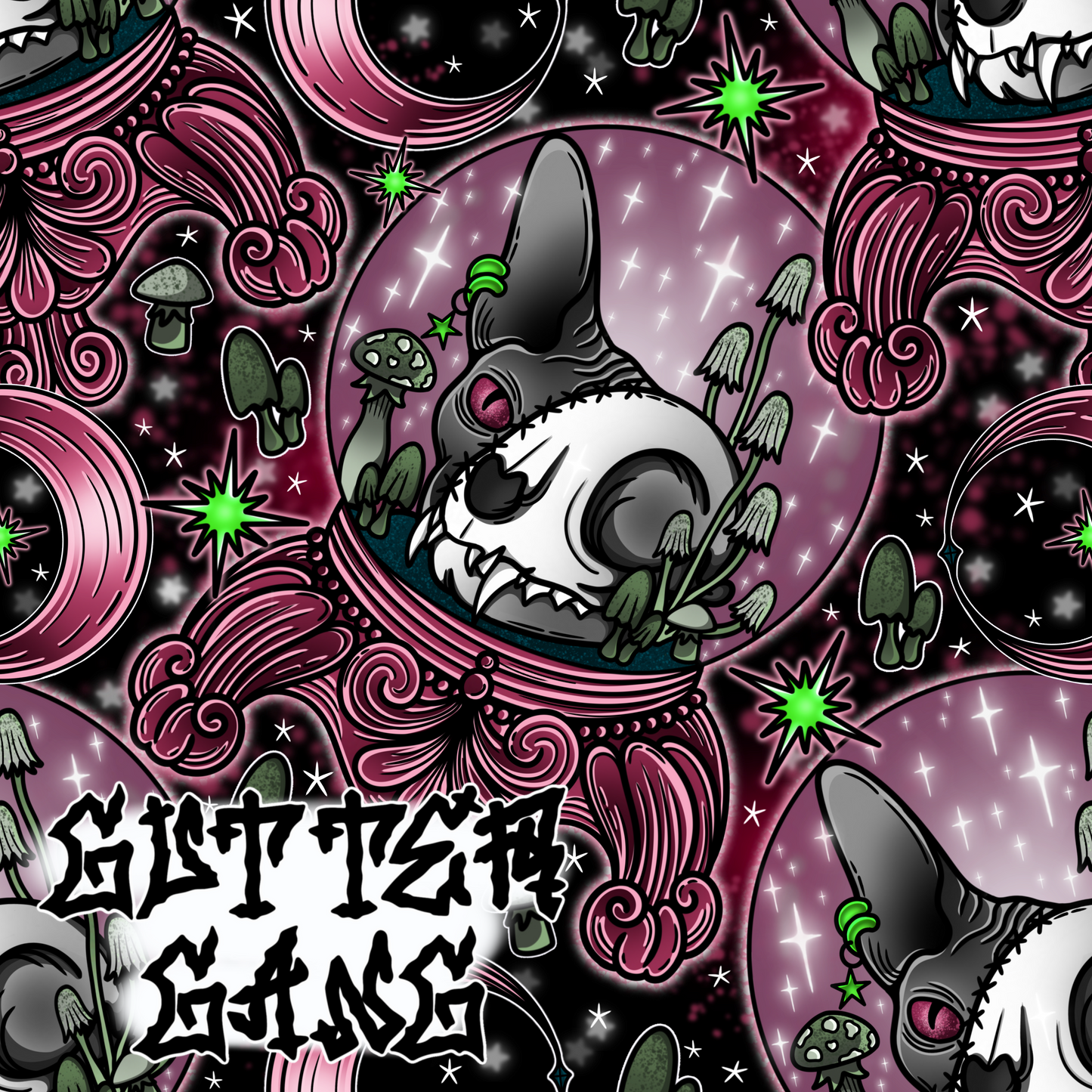 Oddity Kitty #3 Seamless File