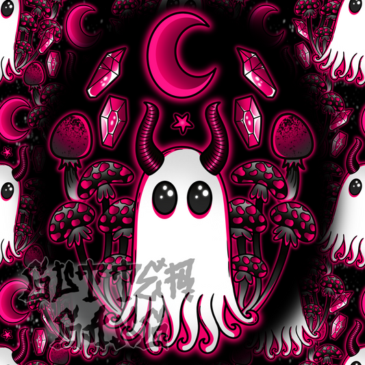 Pink Haunted Mushies PNG